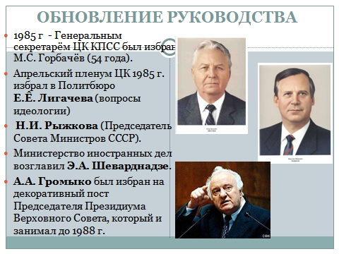 perestrojka-gorbacheva-vse-aspekty-politika-ekonomika-selskoe-hozyajstvo---prezentaciya